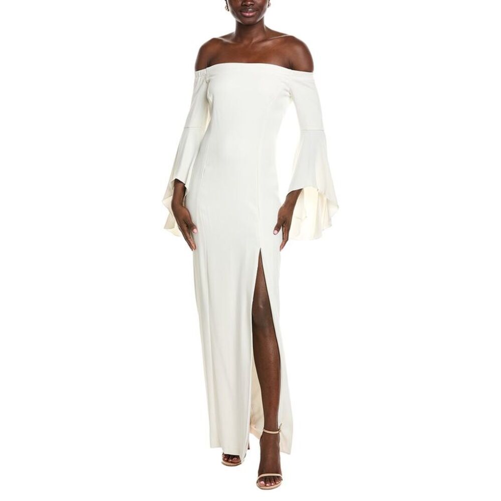 Issue New York Womens  Bell-Sleeve Gown